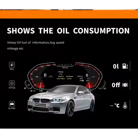 2024 Latest Original Digital LCD Instrument Panel for BMW 5 Series F10 F11 F12 F15 F16 F18 F25 F26 C