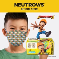 Neutrovis MONSTA BOBOIBOY 4-Ply Premium Kids Face Mask 30s - Elemental Hero Edition (KIDS)