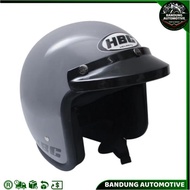 Helm Motor Hbc Classic Pet Chip Helm Half Face Aksesoris Motor Perlengkapan Otomotif