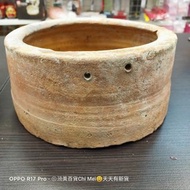 早期台灣 紅磚胎 雞槽 雞飼料盆磚胎雞槽 古物 收藏14.5cm*7cm