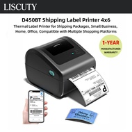 Shipping Label Printer 4x6 - D450BT Thermal Label Printer for Shipping Packages, Small Business, Hom