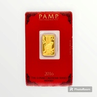 [Ready Stock] - PAMP Suisse Lunar Year Monkey 5gram gold bar