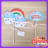 CAKE DECORATION STAND BIRTHDAY CAKE FLAG COULD DESIGN