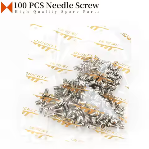 100 PCS Needle Set Screw Fit JUKI DDL-5550, 8500, 8700, LK-1900, LBH-781 Brother S7200, DB2-B795, SL