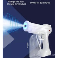 4oCY 2000mAh 800ML Wireless Nano Sanitizer Spray Gun Blue Light Nano Steam Atomizing