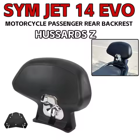 Scooter Motorcycle Fit Sym JET 14 EVO Backrest Rear Passenger Backrest For SYM JET 14 EVO 125 200 Sy