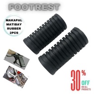 YAMAHA Stx 125 2Pcs Motorcycle Parts Rubber Front Footrest Pair MAKAPAL MATIBAY