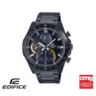 [ของแท้] CASIO นาฬิกาข้อมือผู้ชาย EDIFICE รุ่น EFR-571DC-2AVUDF สายสเตนเลสสตีล สีดำ