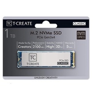 Team T-CREATE CLASSIC 1TB PCIe 3.0 M.2 NVMe Gen 3 x4 - TM8FPE001T0C611