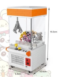 บล็อกมินิ ZRK ของเล่นสร้างการ์ตูนเกมนักสู้ UFO Catcher โมเดลบล็อกพลาสติกของขวัญสำหรับเด็ก 7814