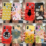Cute Cartoon Painted Casing For Xiaomi Mi A2 (Mi 6X) Shockproof Camera Protection Soft Silicone Case
