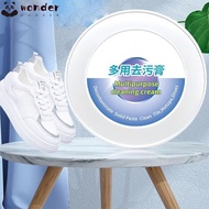 WONDER Shoes Cleaning Cream, White Color Easily Removes Black Edges White Shoe Cleaner, Portable Scratches Easy To Use Strong Cleaning Power Shoe Cleaner Kit Shoes