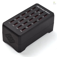 USB C Charger Block Multiple Ports 20-port 100W Smart USB Charger Fast Charger USB C USB Charging Hu