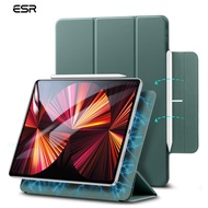 ESR Rebound Magnetic Smart Case for iPad Pro 11 /12.9(2021) , ipad casing Convenient Magnetic Attachment [Supports Apple Pencil Pairing &amp; Charging] Smart Case Cover, Auto Sleep/Wake Trifold iPad Pro 2021 Stand Case