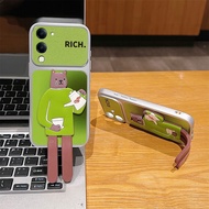 Vivo Y04 4G / Y29s 5G / Y29T 5G / Y19E 4G / Y19 5G Casing, Cute Bracket Cover, Soft and Flexible, BB