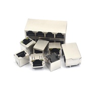 RJ45 Network Socket 8P8C Network Cable Network Port Interface Connector Crystal Head Socket Female S