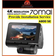 70mai A800SE Set Car Recorder Dual vision 4K Ultra HD Screen 70 Mai DVR Dash Cam