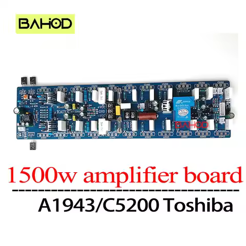 BAHOD A1943/C5200 Toshiba 1500W HIFI Transistor Amplifier Board Mono High Fidelity Home Power Amplif
