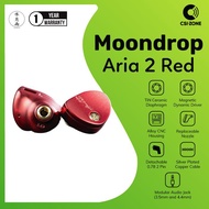 Moondrop Aria 2 / Aria II Red Edition Ceramic Diaphragm Driver In Ear Monitor