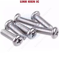 [10 Pieces]- PM Screw M4 x 35mm Linhkien IC
