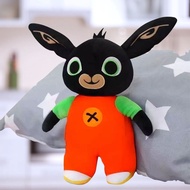 PREMIUM BING DOLL BLACK RABBIT CARTOON ORANGE CLOTHES CHILDREN'S GIFT TOY POPULAR FILM