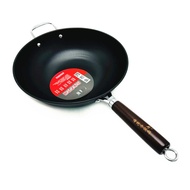 Non Stick Cooking Wok Enamel Keluli Tak Melekat 38cm
