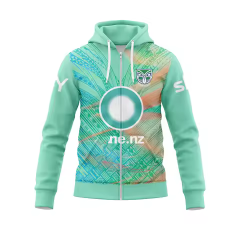 2025 NEW ZEALAND WARRIORS MENS ZIPPER HOODIE RUGBY JERSEY -All teams Size: S--5XL