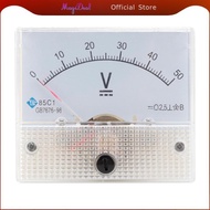 MagiDeal DC 0-20V 0-500V Analog Panel Voltage Gauge Volt Meter 85C1 2.5% Error, Embedded Installatio