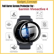 For Garmin vivoactive 4 3D Curve Screen Protector Smart Watch 3D Full Edge Protective Film Vivoactive4 Protection