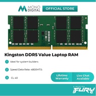 Kingston DDR5 4800/5200/5600 MHz Non-ECC Value SODIMM Laptop Memory RAM (8GB / 16GB / 32GB)
