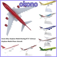 OKONO Alloy Airplane Model, 1/246 Scale 9 Styles Brazil Air GOL Airlines, High Quality 16cm Alloy Me