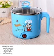 Nồi nấu mì đa năng 2 trong 1 tiện dụng đường kính 18cm