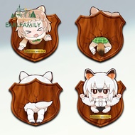 EARLFAMILY 13cm For Furry Crack Ahegao Face Car Sticker Fashionable Amusing Scratch-Proof Fish Boat 
