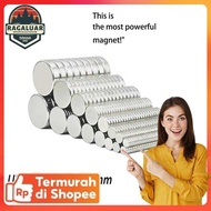 YUE Powerful Neodymium Round Magnet NdFeB N24 12x1.65mm 100 PCS - YN35