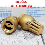Rọ đồng Miha dn15 dn20 dn25 Minh Hòa Việt Nam Chõ bơm nước đồng 21 27 34 (lúp pê nước)