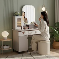 Furniture Direct A06 A08 LED Mirror Dressing Table Set-Pink