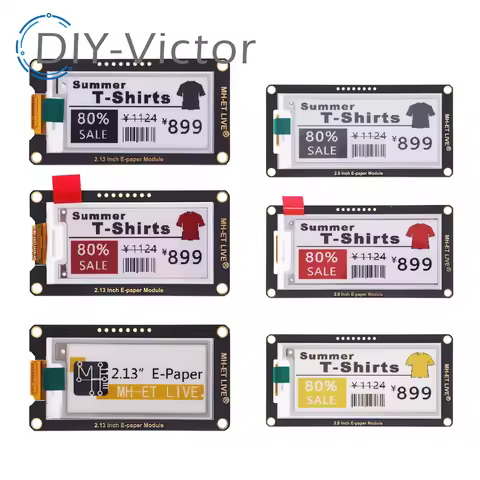 2.9" 2.9 Inch Epaper Module E-paper E-Ink EInk Display Screen SPI Support For Arduino UNO STM32 Rasp