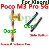 Power Flex For Poco M3 Pro 5G on off Volume button flex Cable