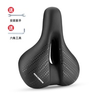 🎯QQ Rockbros Bike Saddle Saddle Comfortable and Shock Absorption Mountain Bike Road Bike Seat Cushion Soft Bike Cycling