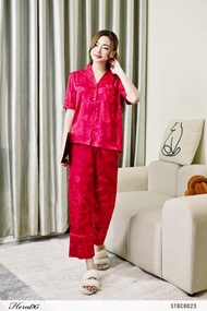 [Voucher 15% MOV 199K cap 100K Đồ bộ nữ HeraDG Pyjama Chất lụa họa tiết độc quyền Áo ngắn tay quần