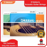 Daddario Acoustic Guitar Strings EJ13 EJ15 EJ16 EJ26