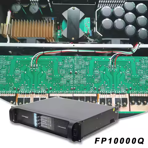 FP10000Q Audio Power Amplifier 10000 Watts 4 Channels 4x1300W For Live Show Professional Disco Dj Au