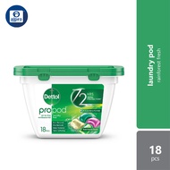 Dettol All In One Antibacterial Laundry Pod Rain Forest (18 Pcs)