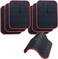 Car Scratch Protector for Trunk Bike Rack, Anti-Scratch Anti-Collision Non-Slip Silicone Pads, Car Paint Protective Pads Car Tire Pattern Non-Slip, Bike Car Rack Accessories(6 Pack)
