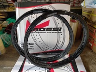 velg Rossi ring 17 uk 160-160 hitam glossy/mengkilap