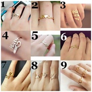 Custom name ring