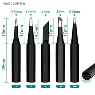 Vas 5Pcs I+B+K+2.4D+3C soldering iron pure copper 900M soldering iron set inside hot bare copper ele