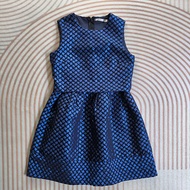 Forwarding A Blue And Black Dress 33-29-F Length 32.5