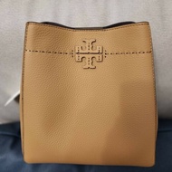 Tory Burch 棕色皮質肩背包