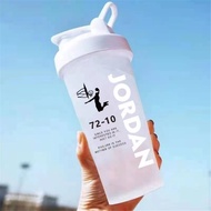 VIVOLILV 601-700ml Large Capacity Shaking Cup Sports Water Cup Protein Powder Mixing Cup Portable Mu